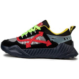 Fashion Men Casual Shoes Mesh Breathable Lightweight Lace Up Sneakers Men Trendy Comfortable Non-slip Shoes Male Zapatos Hombre