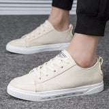 2020 Spring Sneakers Men Canvas Shoes Breathable Cloth Shoes Men Sneakers Flat Cloth Footwear Casual Man Black White Shoes A2142