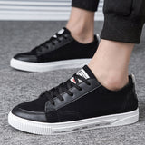 2020 Spring Sneakers Men Canvas Shoes Breathable Cloth Shoes Men Sneakers Flat Cloth Footwear Casual Man Black White Shoes A2142
